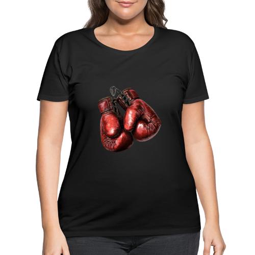 Legacy Boxing Gloves - Women's Curvy T-Shirt