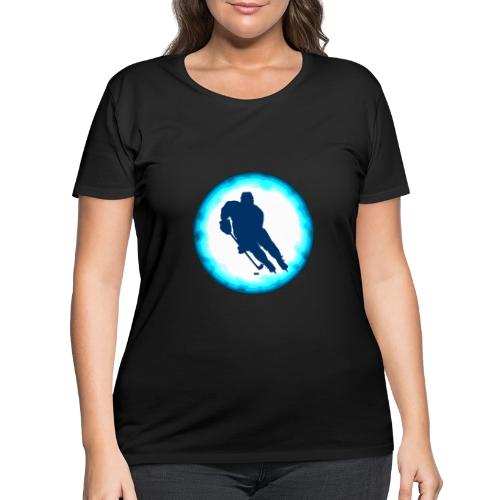 Hockey: Ice Warrior - Women's Curvy T-Shirt