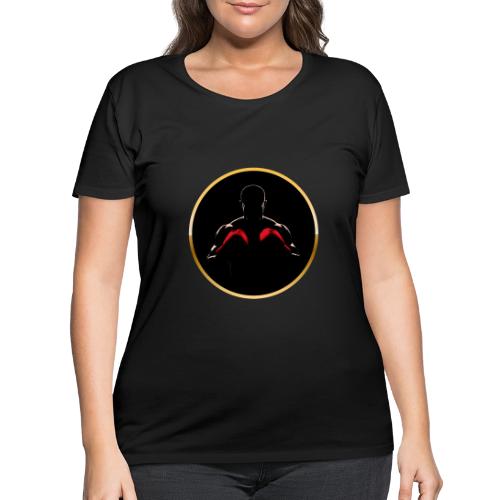 Boxing: Gold Core Muscle - Women's Curvy T-Shirt