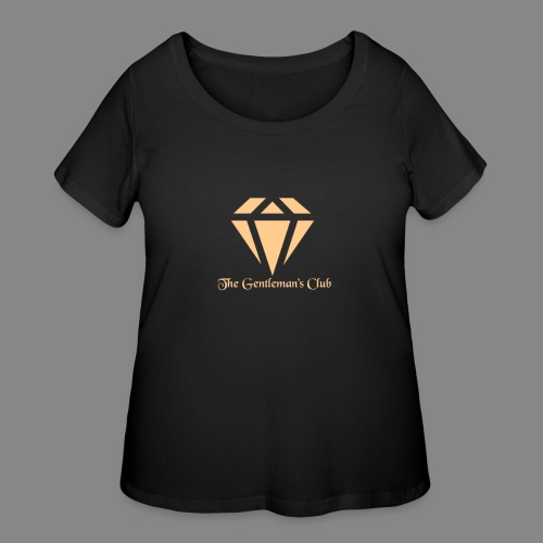 The Gentleman s OG design gold - Women's Curvy T-Shirt