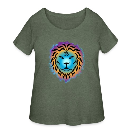 Zen Lion - Women's Curvy T-Shirt