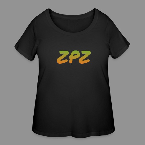 ZPZ spring & autumn logo - Women's Curvy T-Shirt