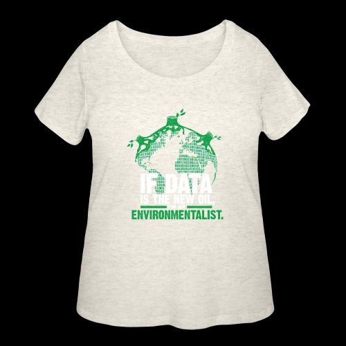 Data Environmentalist - Women's Curvy T-Shirt