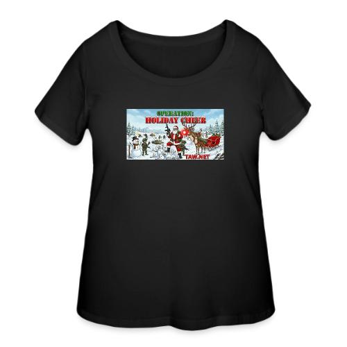 santa shop - Women's Curvy T-Shirt