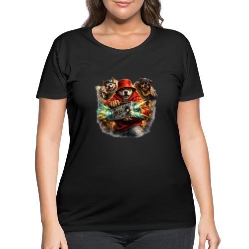 Urban Beat Dog Heroes - Women's Curvy T-Shirt