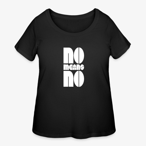 No Means No - Women's Curvy T-Shirt