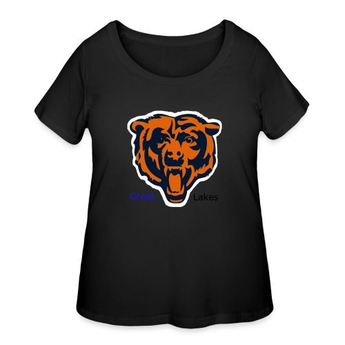 Great lakes Bear - Women's Curvy T-Shirt