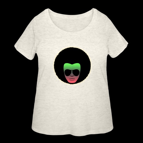 Afro Shades - Women's Curvy T-Shirt