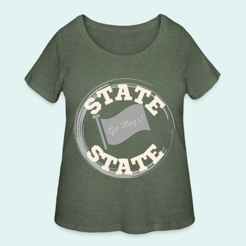 State state - Women's Curvy T-Shirt