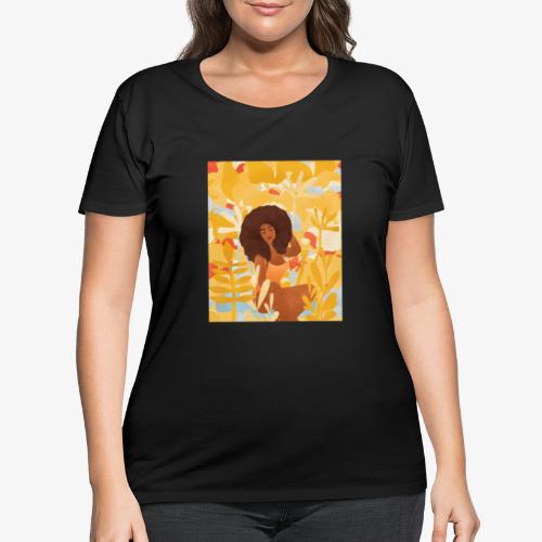 Daydreamer Goddess - Women's Curvy T-Shirt