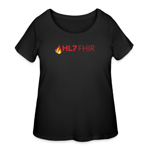 HL7 FHIR Logo - Women's Curvy T-Shirt