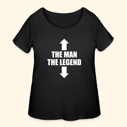 THE MAN THE LEGEND - Women's Curvy T-Shirt