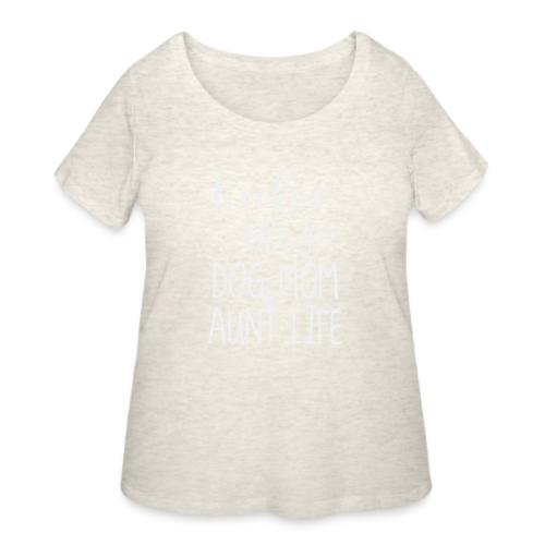 Rocking the Dog Mom and - Women's Curvy T-Shirt