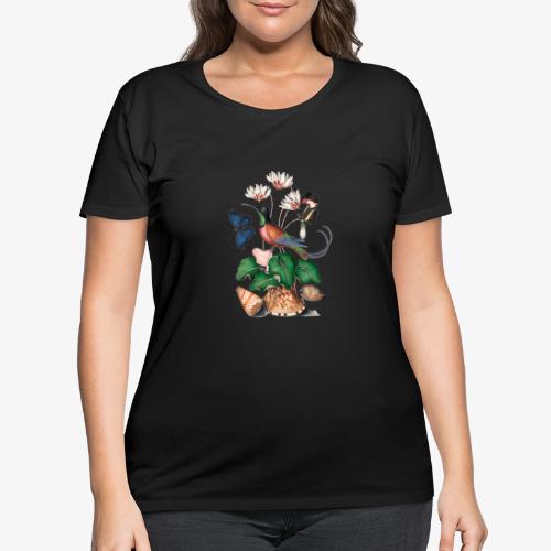 Red Hummingbird - Women's Curvy T-Shirt