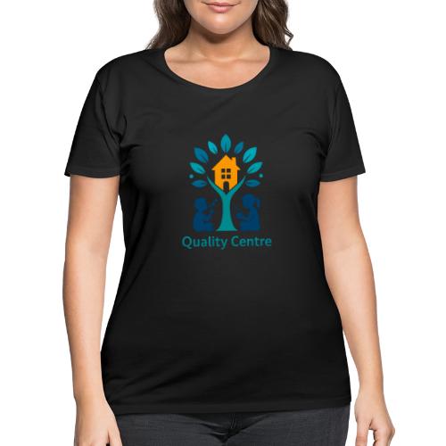 Quality Learning Center on Slim Fit Rib Women's - Women's Curvy T-Shirt