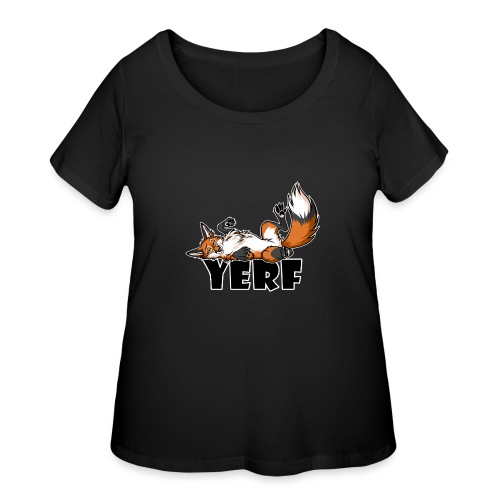 Lazy YERF FOX / FOXES - Women's Curvy T-Shirt