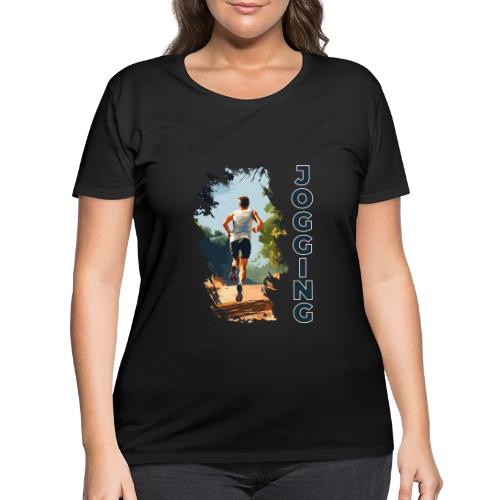 Jogging Vibes - Women's Curvy T-Shirt