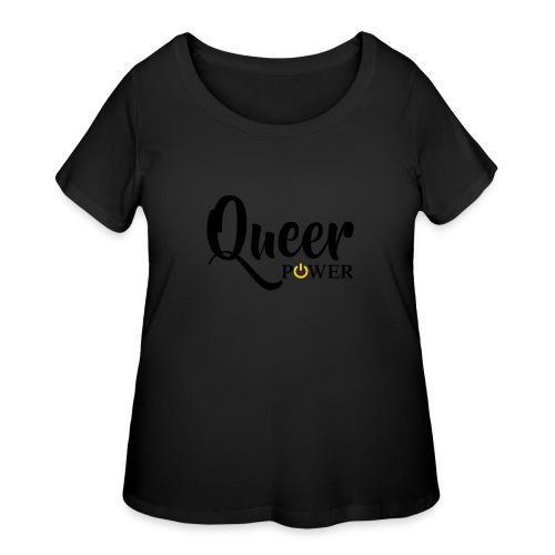 Queer Power T-Shirt 04 - Women's Curvy T-Shirt