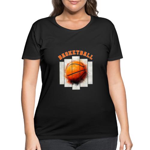 Basketball Element - Women's Curvy T-Shirt
