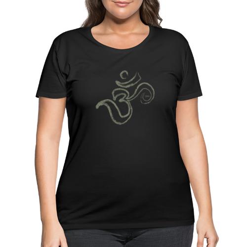 Om Brush - Women's Curvy T-Shirt
