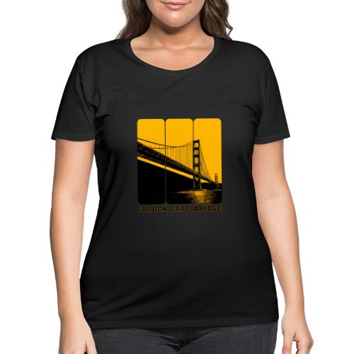 Golden Gate Bold Icon - Women's Curvy T-Shirt
