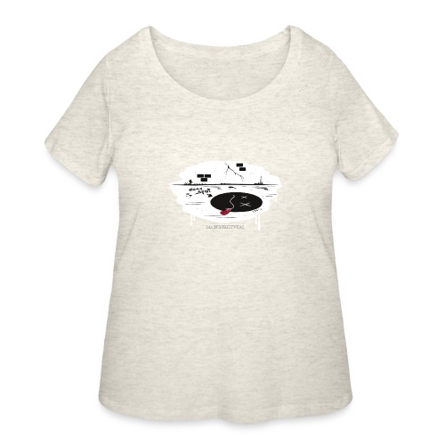 dead spot - Women's Curvy T-Shirt