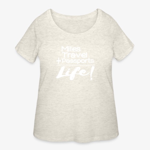 Travel Is Life - Women's Curvy T-Shirt