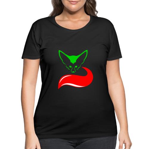 The Fennec, the Desert Fox of Algeria - Women's Curvy T-Shirt