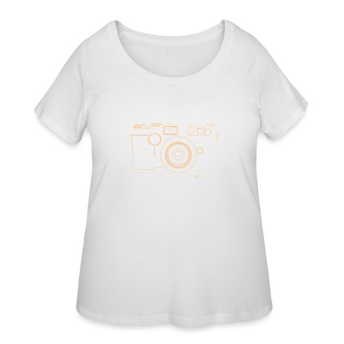Camera Sketches - Contax G2 - Women's Curvy T-Shirt