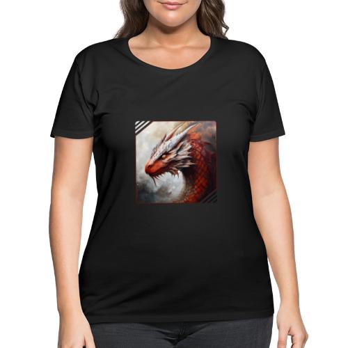 Mystic Dragon Realm - Women's Curvy T-Shirt
