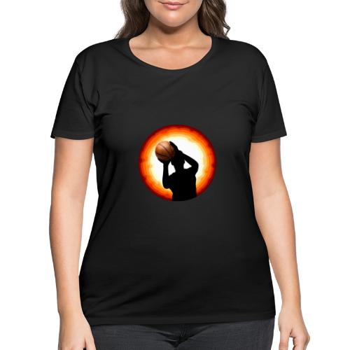 Basketball: The Art of the Shot - Women's Curvy T-Shirt
