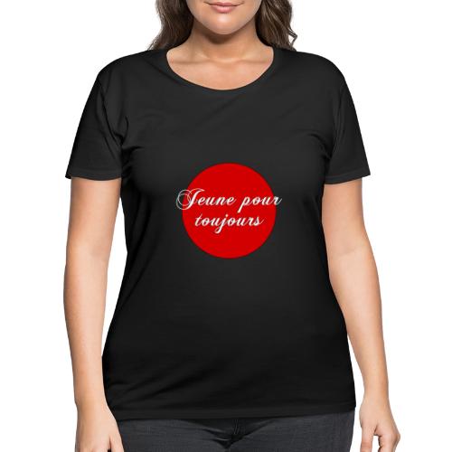 Jeune pour toujours - Women's Curvy T-Shirt