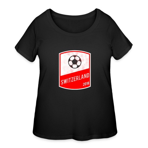 Switzerland Team - World Cup - Russia 2018 - Women's Curvy T-Shirt