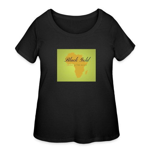 black gold - Women's Curvy T-Shirt