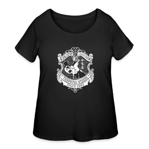 ASL 30 Anniversary shirt White - Women's Curvy T-Shirt