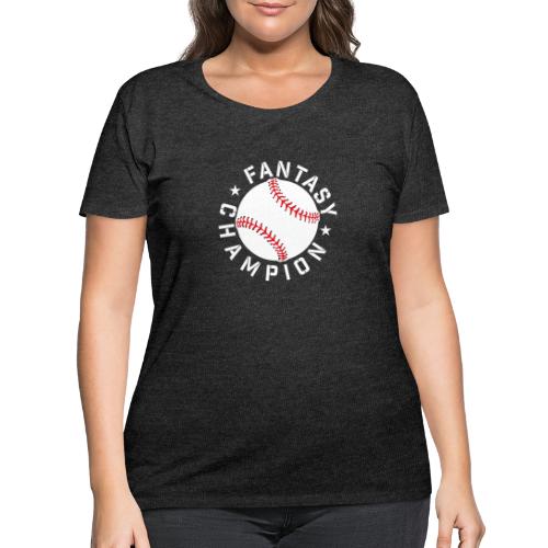 Fantasy Baseball Champion - Women's Curvy T-Shirt