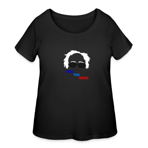 Bernie Sanders FEEL THE BERN - Women's Curvy T-Shirt