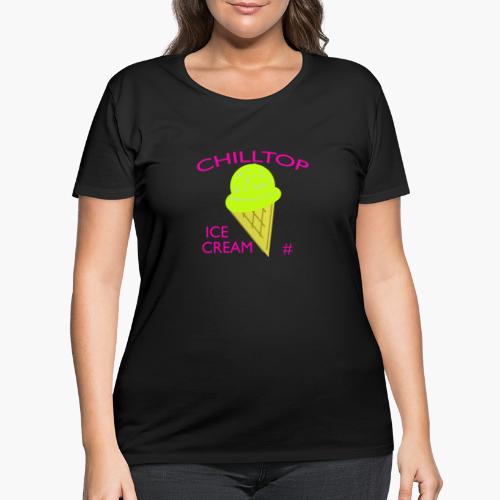 Chilltop Ice Cream - Women's Curvy T-Shirt