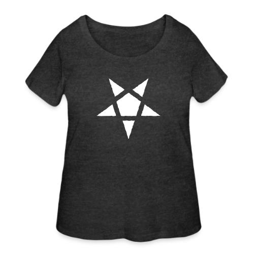 Rugged Pentagram - Women's Curvy T-Shirt