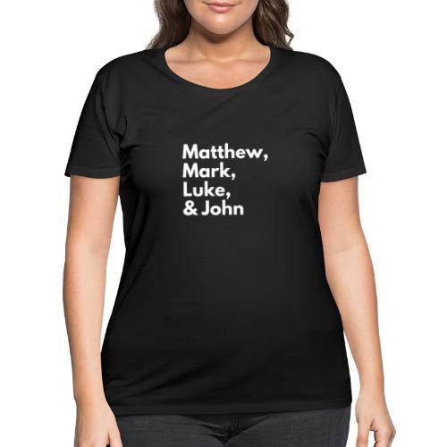 Gospel Squad: Matthew, Mark, Luke & John - Women's Curvy T-Shirt