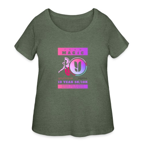 Team Magic Run - Women's Curvy T-Shirt