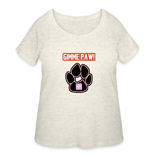 Jack-Jack’s Paw (Proceeds go to ASPCA!) - Women's Curvy T-Shirt