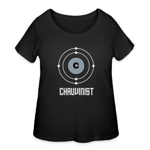 Carbon Chauvinist Electron - Women's Curvy T-Shirt