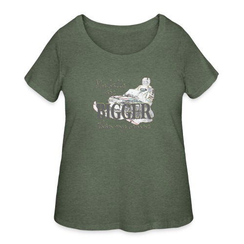 Bigger Brains - Women's Curvy T-Shirt