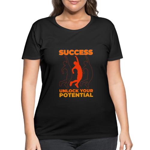 Unlock Success - Women's Curvy T-Shirt