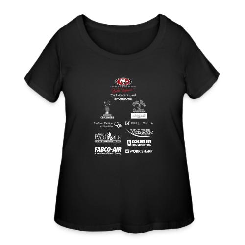 winterguard back 2023 - Women's Curvy T-Shirt