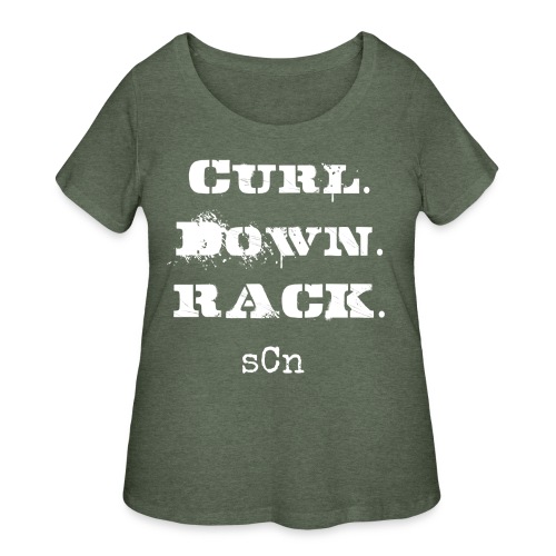 Curl Down Rack - Women's Curvy T-Shirt