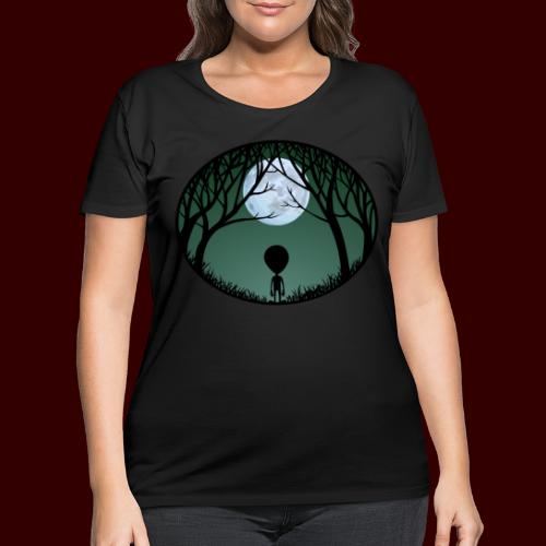 Alien Shirts Cute E.T. Gifts & Shirts - Women's Curvy T-Shirt