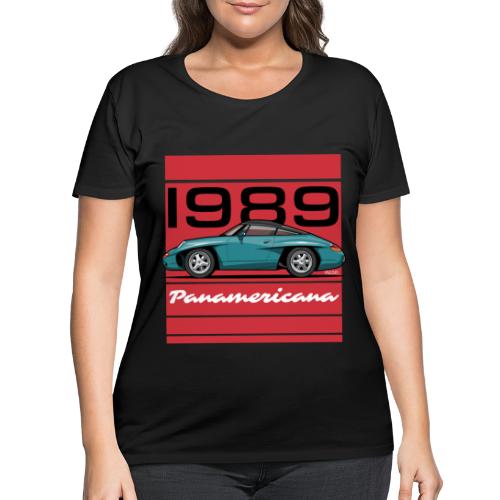1989 P0r5che Panamericana Concept Car - Women's Curvy T-Shirt
