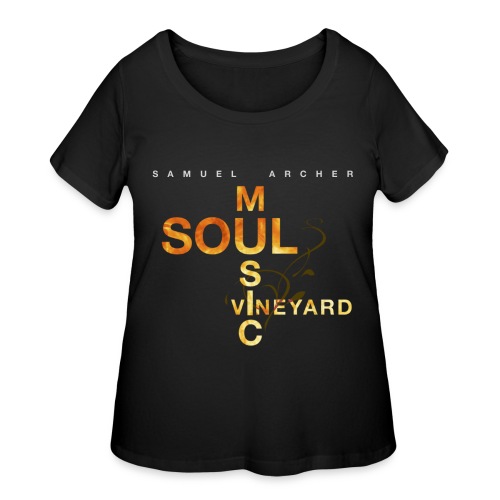 Soul Music Vineyard Design fire/gold - Women's Curvy T-Shirt